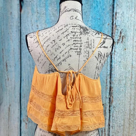 Free People NWT Orange Home Again Camisole - Picture 16 of 16